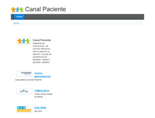 Tablet Screenshot of canalpaciente.org